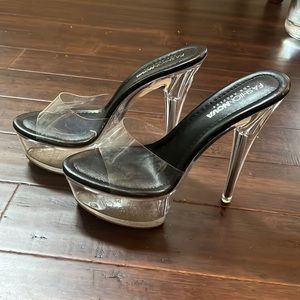 Black Platform heels